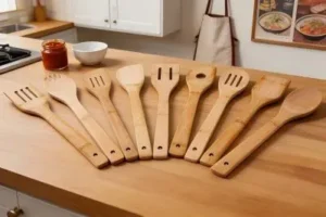 cooking utensil-wood utensil set