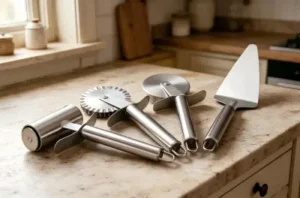Stainless steel pizza tool set