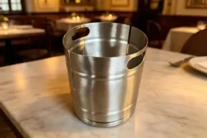 Stainless steel utensils storage pot